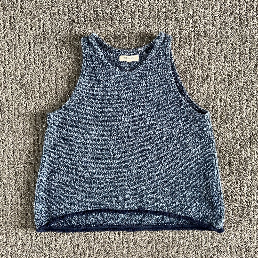 Madewell Fringe Crop Knit Tank